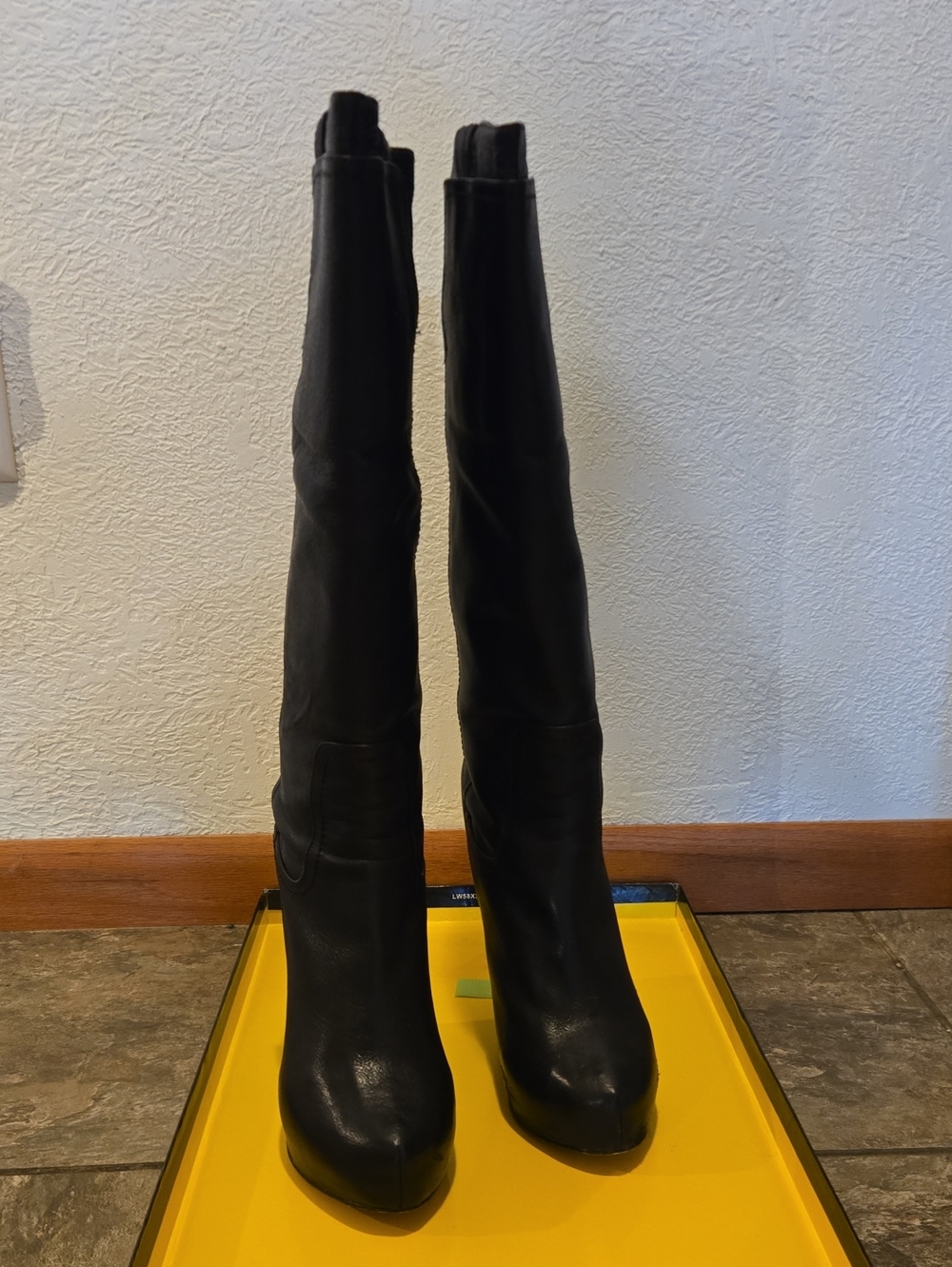 Dolce Vita 'QUOTE' NAPA LEATHER KNEE HIGH PLATFORM BOOT. WITH OG BOX